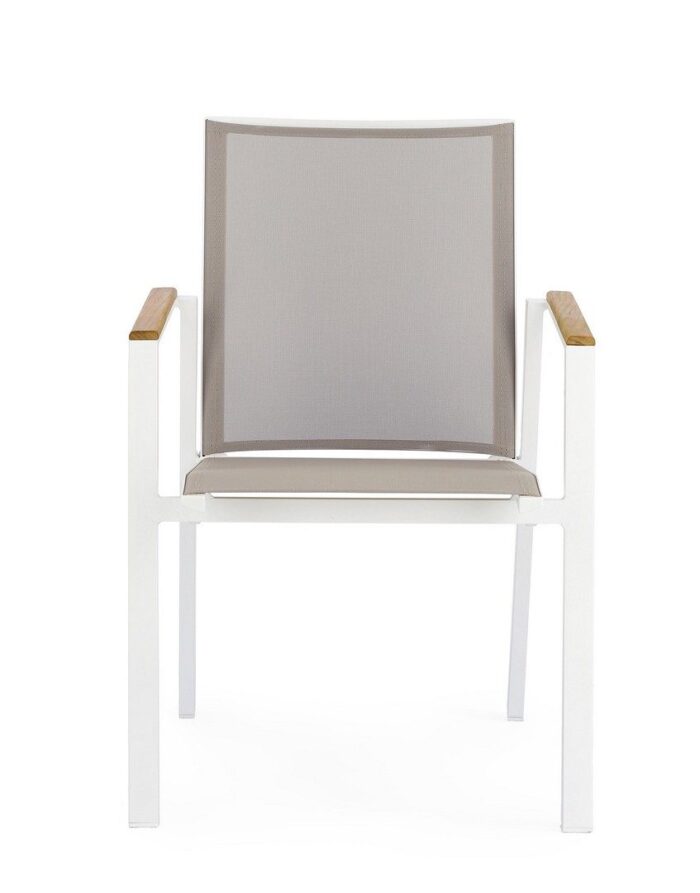Scaun Cameron Alb Gk50 cu Cotiere