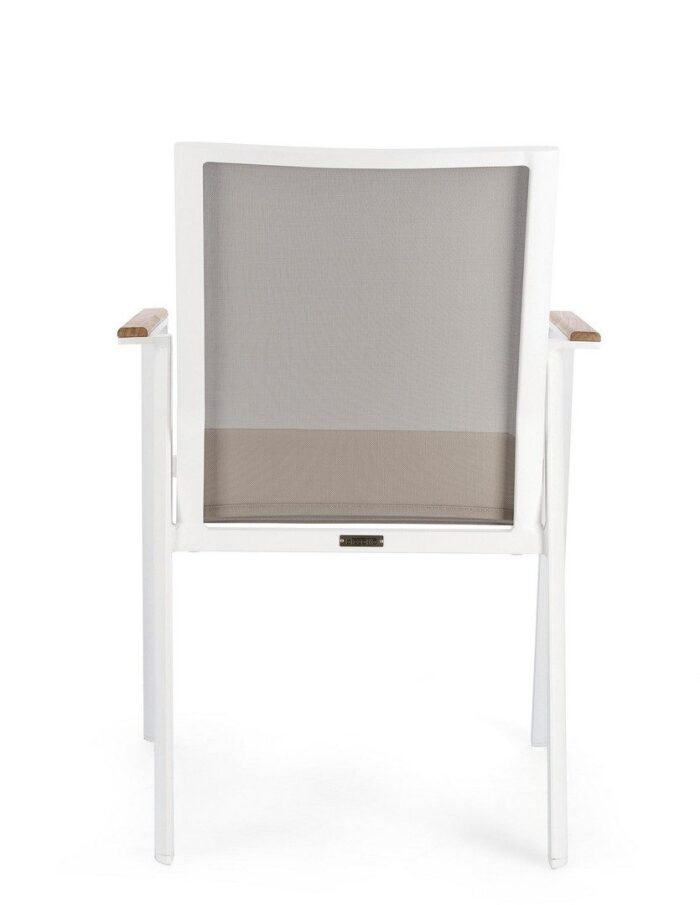 Scaun Cameron Alb Gk50 cu Cotiere