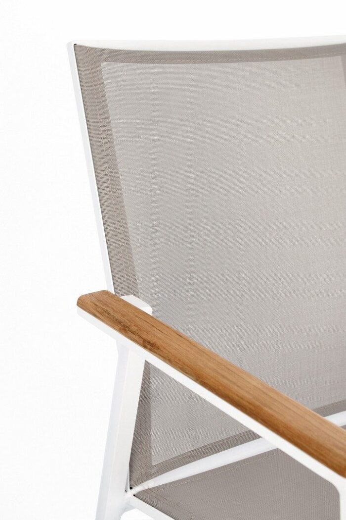 Scaun Cameron Alb Gk50 cu Cotiere