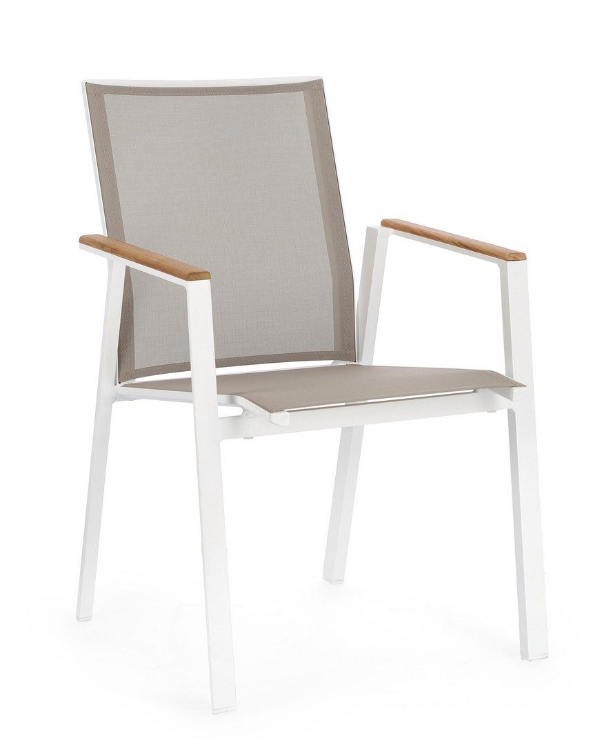 Scaun Cameron Alb Gk50 cu Cotiere Scaun Cameron Alb Gk50 cu Cotiere