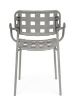 Scaun Clover Gri cu Cotiere