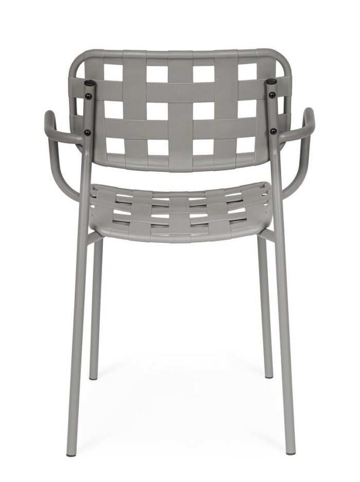 Scaun Clover Gri cu Cotiere