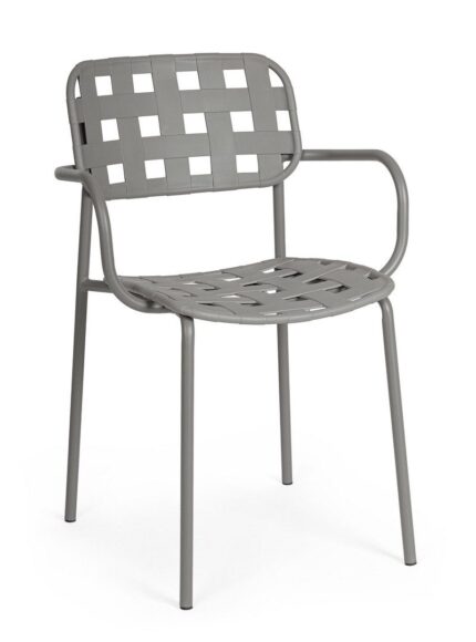 Scaun Clover Gri cu Cotiere