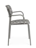 Scaun Clover Gri cu Cotiere