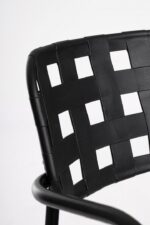 Scaun Clover Negru cu Cotiere