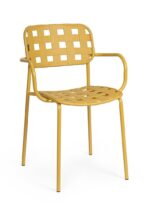 Scaun Clover Ocru cu Cotiere