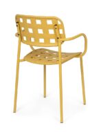 Scaun Clover Ocru cu Cotiere