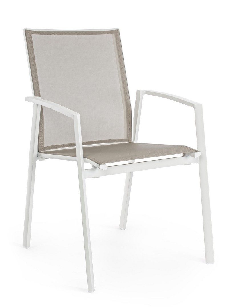 Scaun Cruise Alb Gk50 cu Cotiere Scaun Cruise Alb Gk50 cu Cotiere