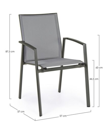 Scaun Cruise Antracit Gk52 cu Cotiere