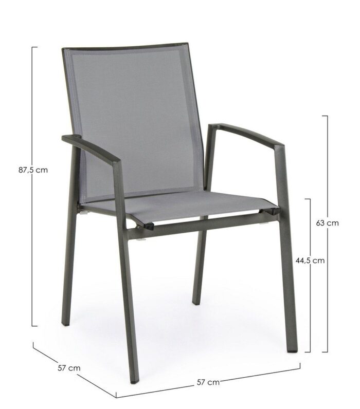 Scaun Cruise Antracit Gk52 cu Cotiere