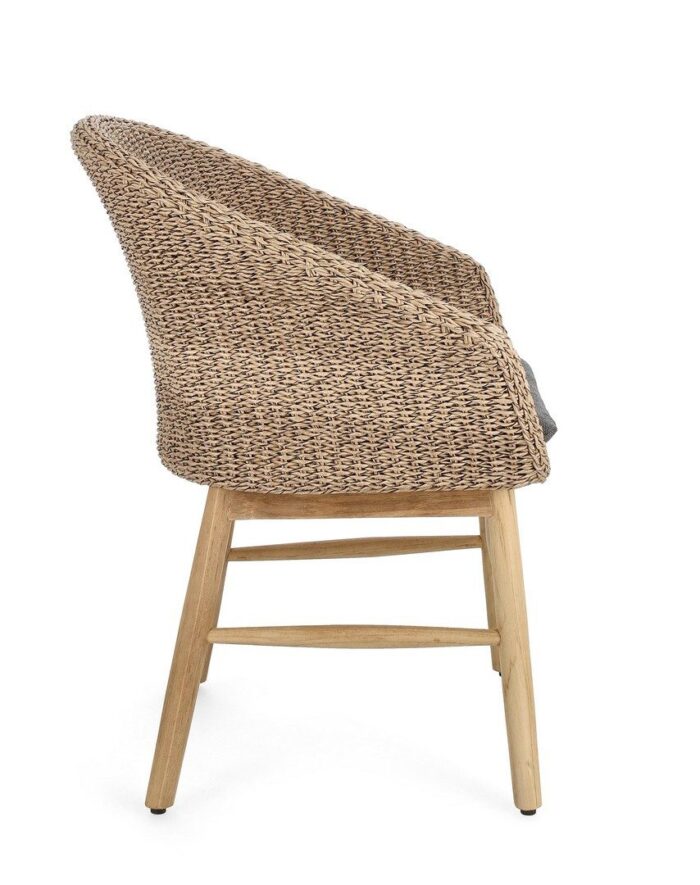 Scaun Genesis Abaca cu Cotiere cu Pernă