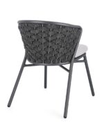 Scaun Harlow Antracit Qs22/Graphite cu Pernă