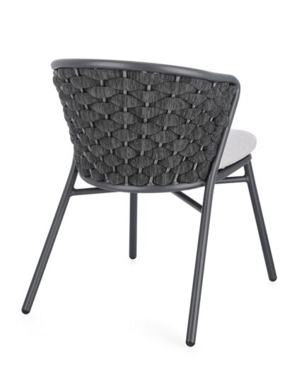 Scaun Harlow Antracit Qs22/Graphite cu Pernă
