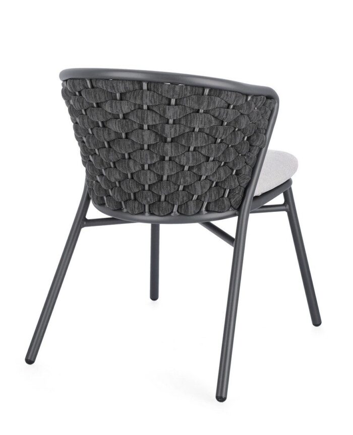 Scaun Harlow Antracit Qs22/Graphite cu Pernă