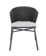 Scaun Harlow Antracit Qs22/Graphite cu Pernă