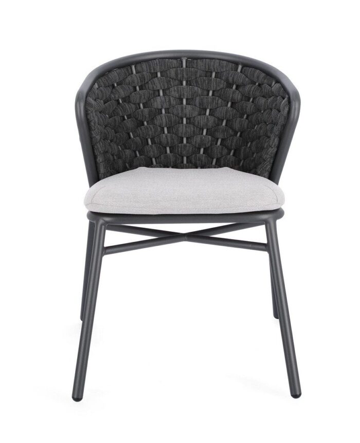 Scaun Harlow Antracit Qs22/Graphite cu Pernă