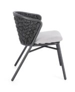Scaun Harlow Antracit Qs22/Graphite cu Pernă