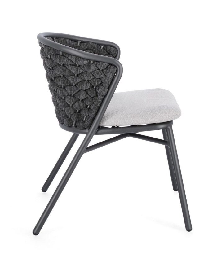 Scaun Harlow Antracit Qs22/Graphite cu Pernă