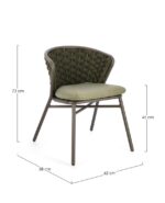 Scaun Harlow Oliv Qs24 cu Pernă