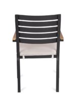 Scaun Henna Antracit Lh32 cu Cotiere cu Pernă
