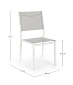 Scaun Hilde Alb Cloud Ld30