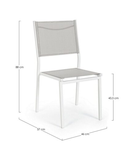 Scaun Hilde Alb Cloud Ld30