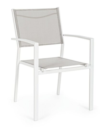Scaun Hilde Alb Cloud Ld30 cu Cotiere