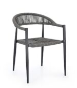 Scaun Jandia Antracit Sa26/Grigio cu Cotiere