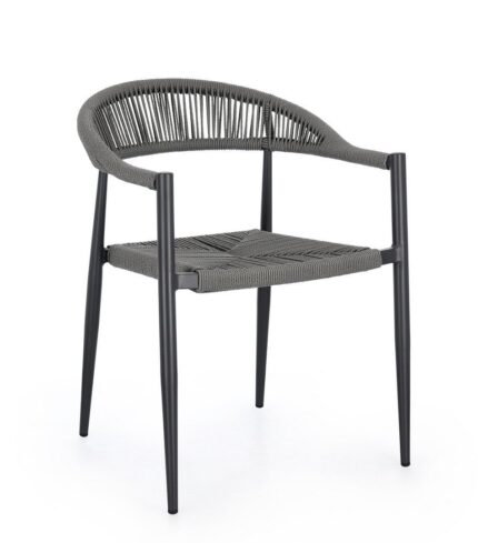 Scaun Jandia Antracit Sa26/Grigio cu Cotiere