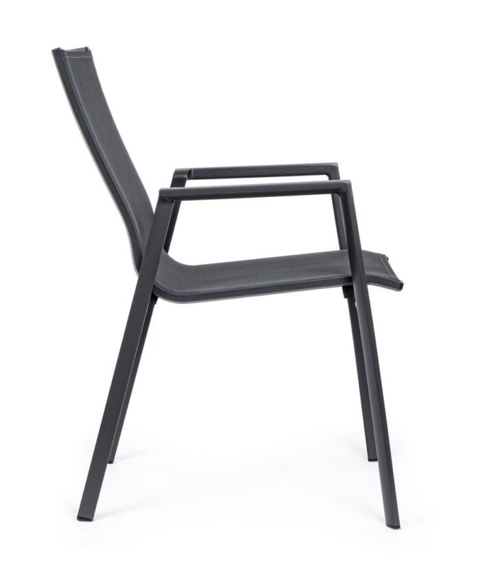 Scaun Krion Antracit Jx55 cu Cotiere