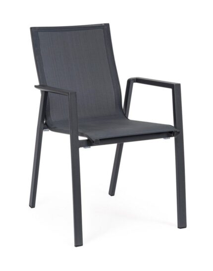Scaun Krion Antracit Jx55 cu Cotiere