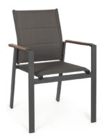 Scaun Kubik Antracit Sj61 cu Cotiere