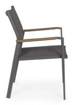 Scaun Kubik Antracit Sj61 cu Cotiere