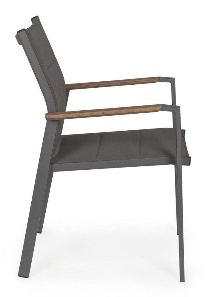 Scaun Kubik Antracit Sj61 cu Cotiere