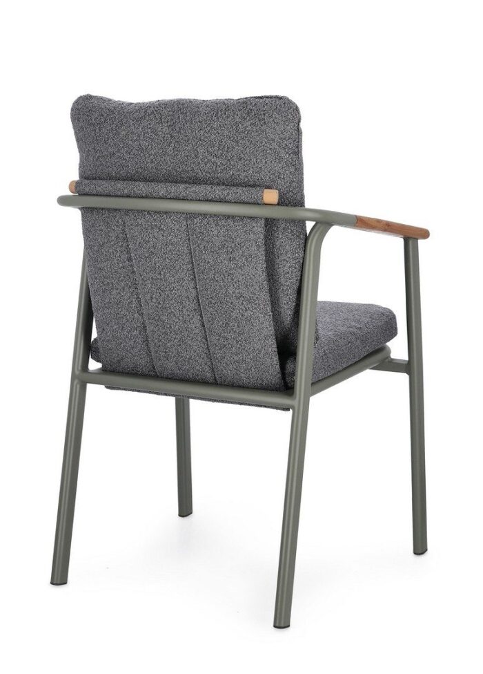Scaun Leonida Verde Wg26 cu Cotiere cu Pernă