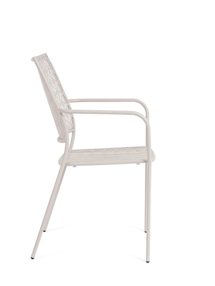 Scaun Lizette Griz cu Cotiere