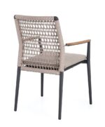 Scaun Maddox Antracit Jx55 cu Cotiere cu Pernă