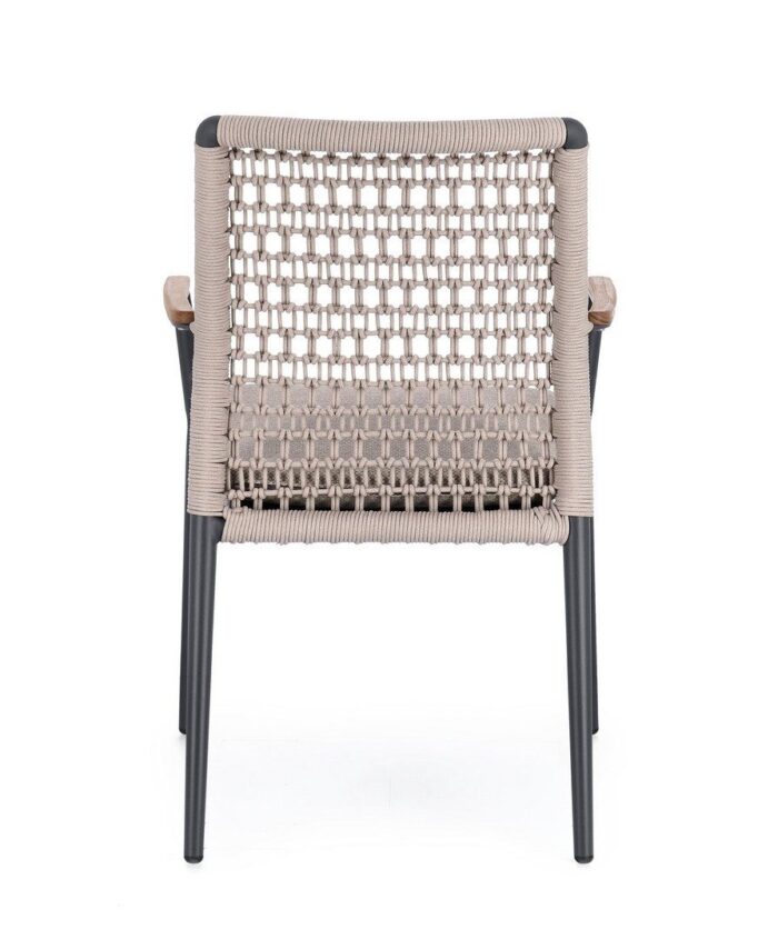 Scaun Maddox Antracit Jx55 cu Cotiere cu Pernă