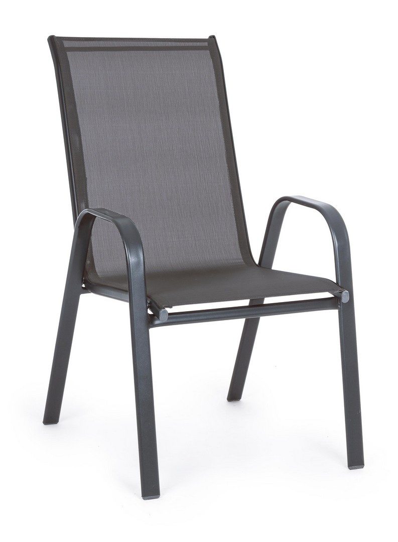 Scaun Martinez Antracit cu Cotiere Scaun Martinez Antracit cu Cotiere