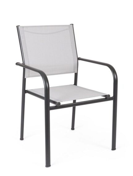 Scaun Missouri Antracit/Gri cu Cotiere