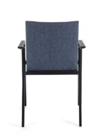 Scaun Odeon Antracit/Denim Jx55 cu Cotiere