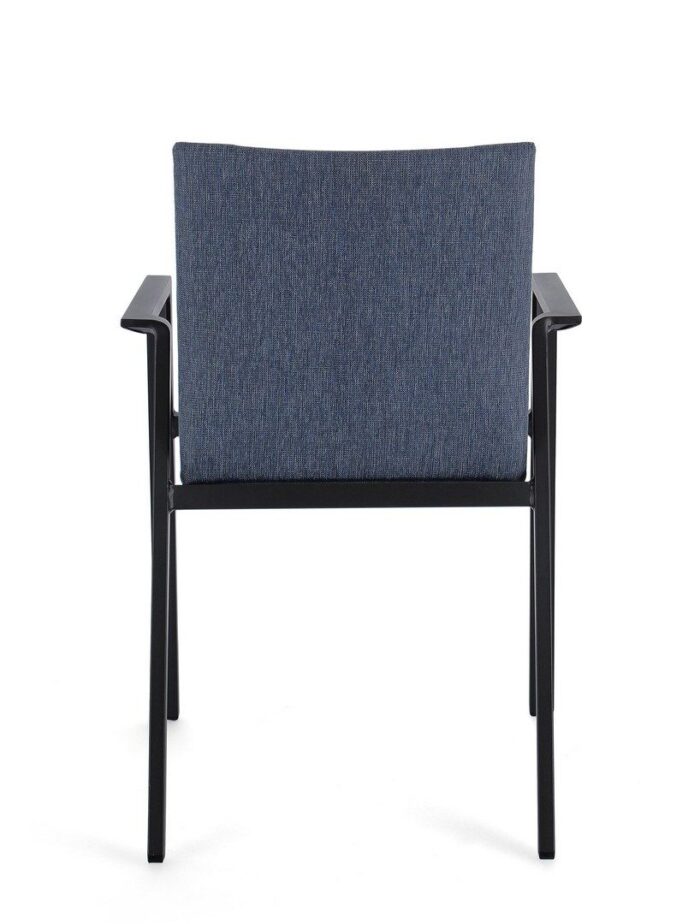 Scaun Odeon Antracit/Denim Jx55 cu Cotiere