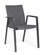 Scaun Odeon Antracit/Gr Închis Jx55 cu Cotiere