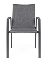 Scaun Odeon Antracit/Gr Închis Jx55 cu Cotiere