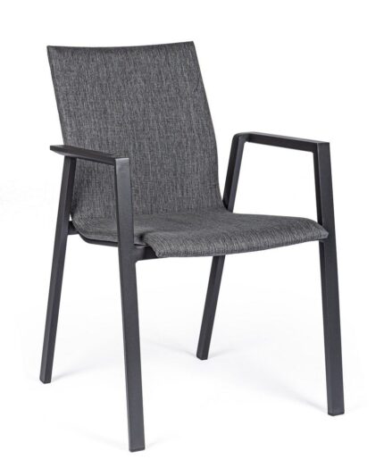 Scaun Odeon Antracit/Gr Închis Jx55 cu Cotiere