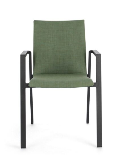Scaun Odeon Antracit/Oliv Jx55 cu Cotiere