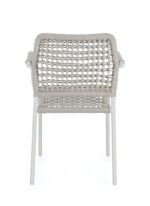 Scaun Rajada Alb Ja61 cu Cotiere