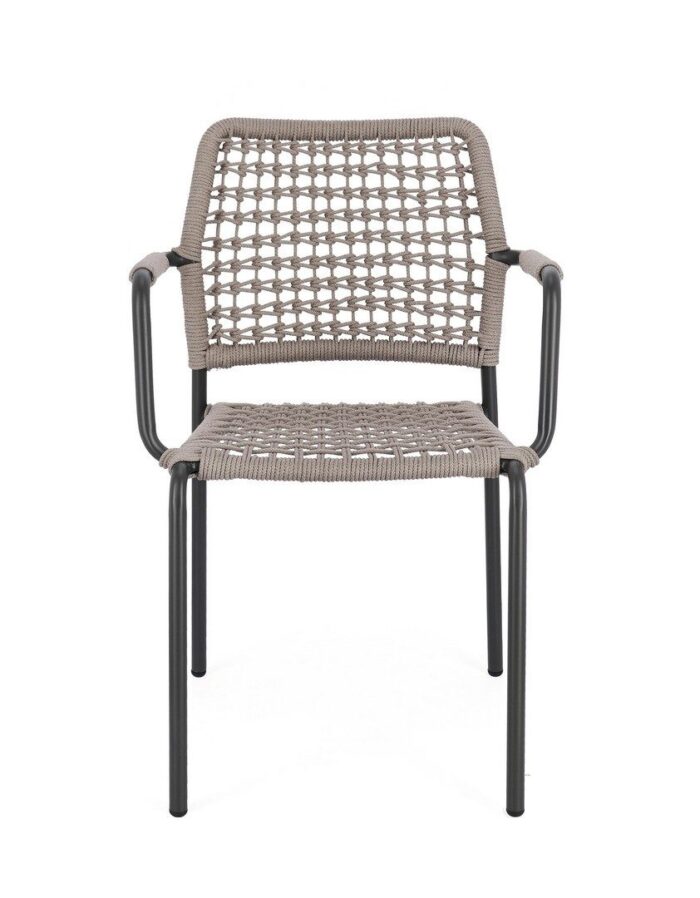 Scaun Rajada Antracit Ja60/Khaki cu Cotiere