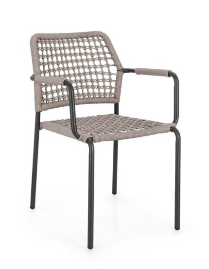 Scaun Rajada Antracit Ja60/Khaki cu Cotiere