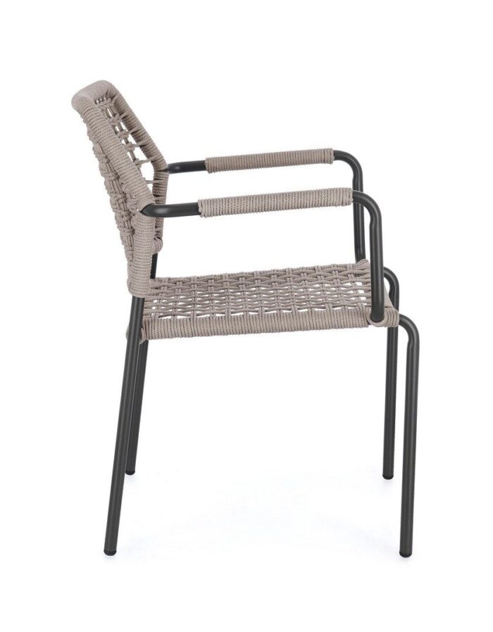 Scaun Rajada Antracit Ja60/Khaki cu Cotiere